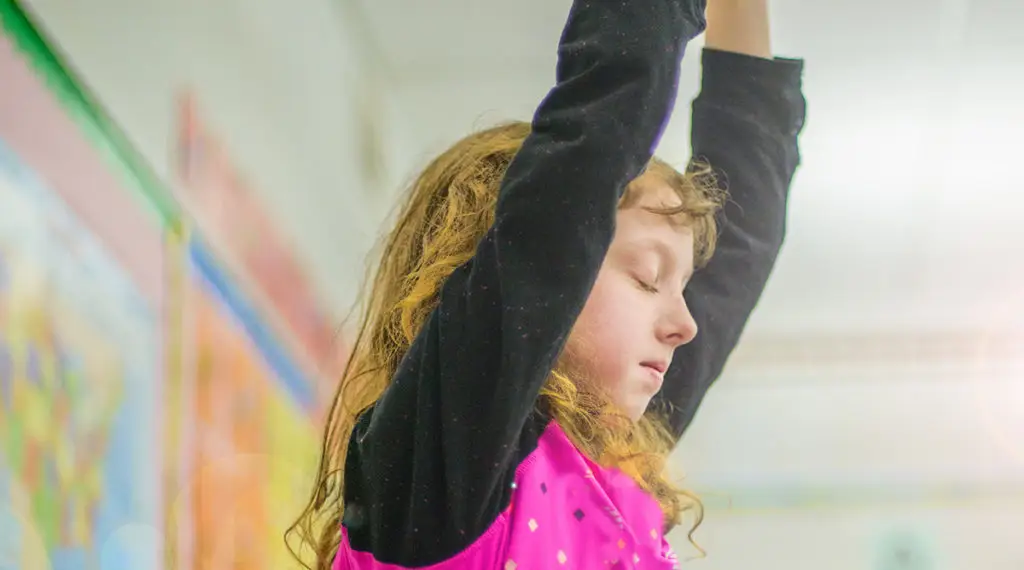Practicing Peace Breath to help children cope with tragedy at school