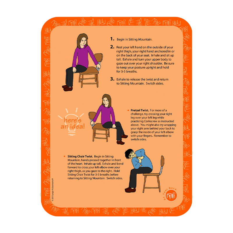 Yoga and Mindfulness Poster Set - 2 Pack Includes Yoga for Kids Poster and  Meditation Poster. Toddler Yoga Poster Has Simple Poses for Kids. Each  Mindfulness Chart is 13x17inch, Dry-Erase, Made in